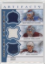 2012-13 Artifacts Blue Jean-Sebastien Giguere Semyon Varlamov Paul Stastny 11jd