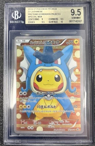 Poncho Pikachu Gyrados Bgs 9.5 231