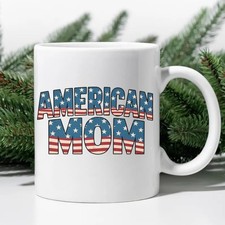 Taza American Family, Taza America 250th, Tazas Patriotic Family, Regalo para Madre