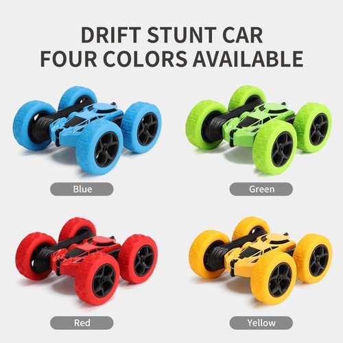 RC Car 4WD 2.4GHz Stunt Car 360° Flip Toy Off Road Drift RC Car for Boys Girls - 第 1/23 張圖片