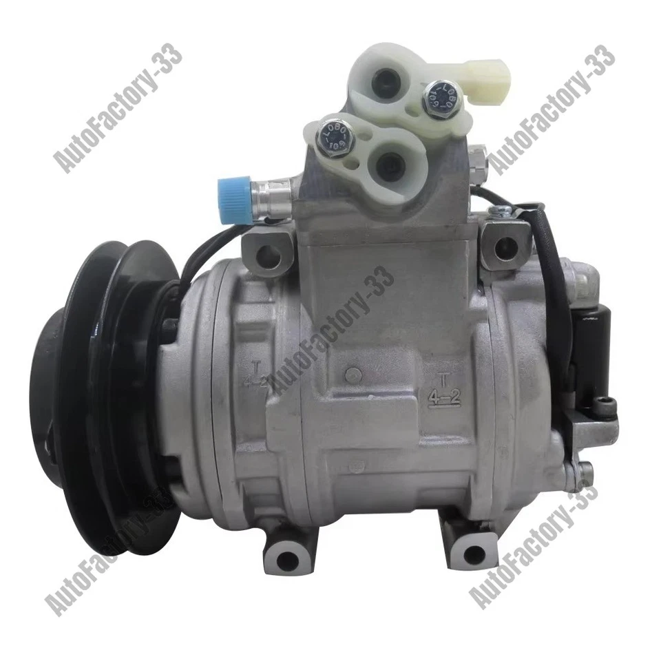 12V 10PA15VC A/C Compressor for Mitsubishi Pajero MB918534 MR149370 447200-0530  - Image 2 of 4