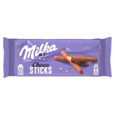 Milka Choco Sticks Kekse mit Milchschokoladenüberzug, 112 g