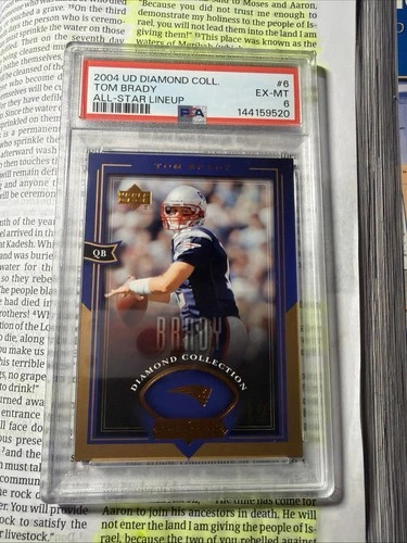 2004 Upper Deck Diamond Collection All Star Lineup Tom Brady