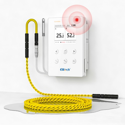 #ad Water Leak Alarm Detector Temperature Humidity Data Logger Home Security Alert $74.99