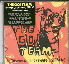 Thunder Lightning Strike By The Go! Team Performer On Audio CD Album Black