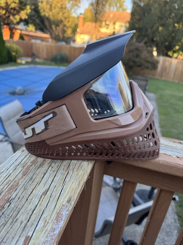 Máscara de paintball JT Proflex x con gafas de color marrón/marrón LE de cambio rápido Foto 3 de 4