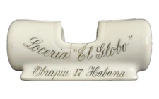Antique toothpick holder: Loceria "El Globo" Obrapia 17, Cuba - Tiburcio Ibarra