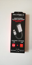adaptateur double raccordement charge + écoute audio pour Iphone neuf AKASHI