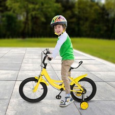 Bicicletta per bambini 16 pollici bambini ragazzi ragazze bicicletta da 4-7 anni con bici ausiliaria bici