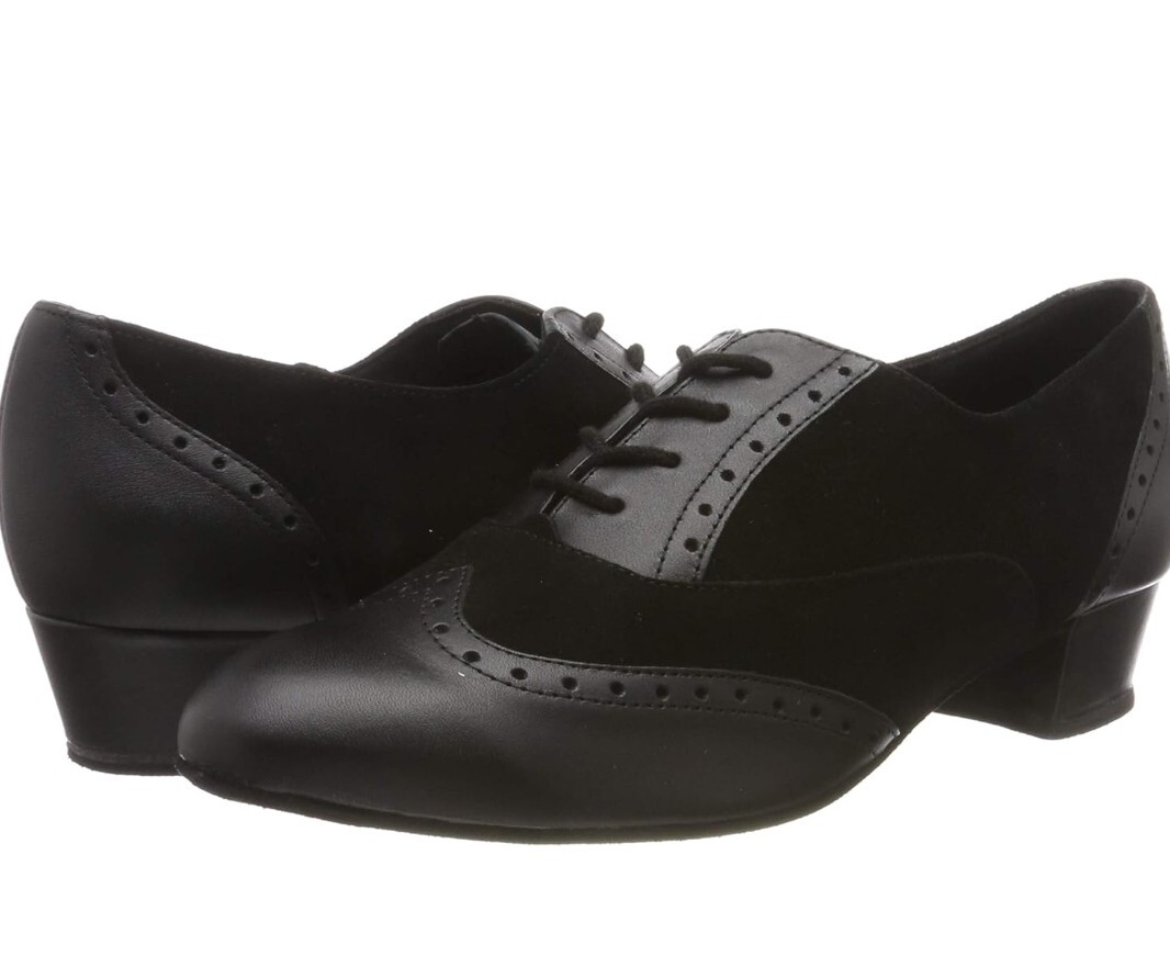 Diamant Damen Women’s Black Suede/Leather Dance Shoes, Size UK (EU  £95