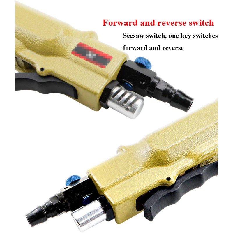 M3-M12 Pneumatic Tapping Machine Air Drill Tapper Tool + 6pc Chucks 400RPM - Image 4 of 4