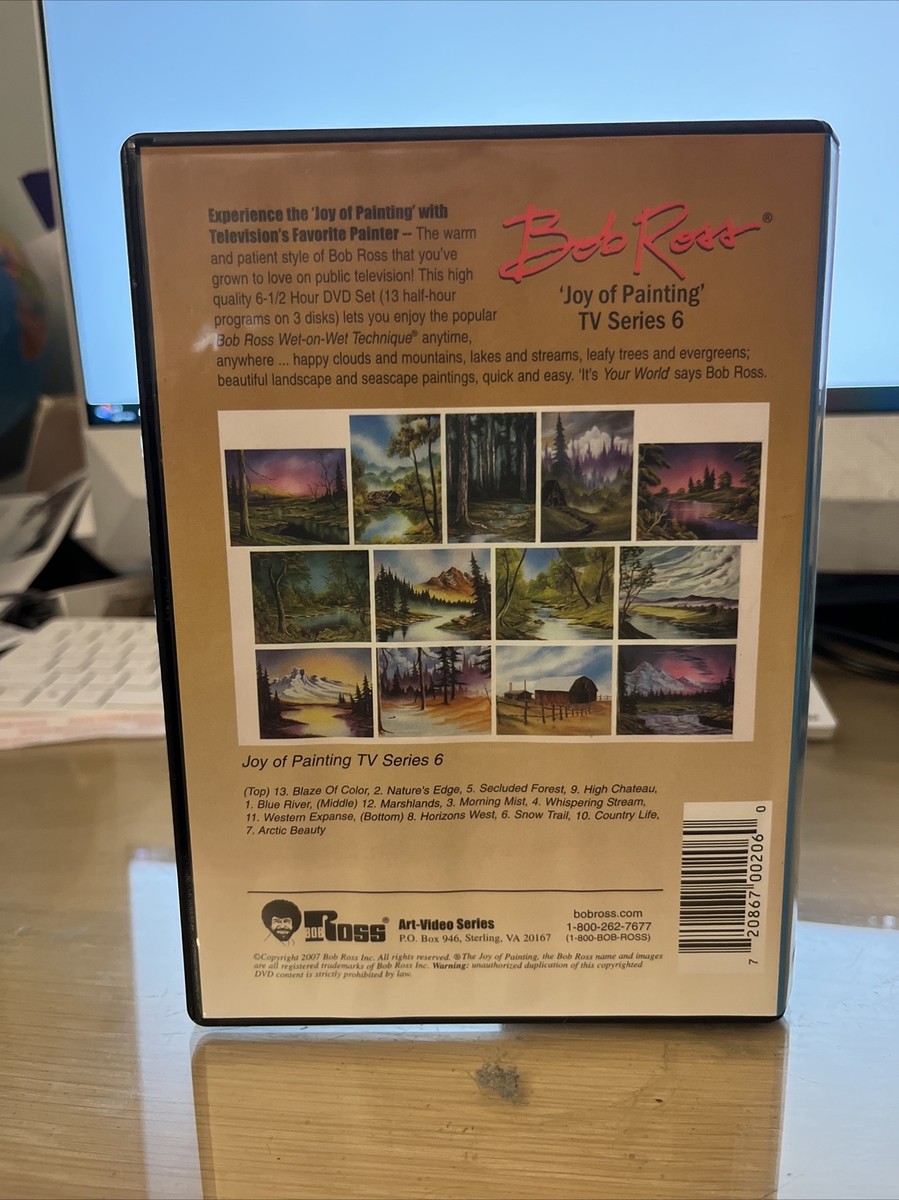 Bob Ross : Joy of Painting TV Series 6(DVD, 3-Disc Set, 2007