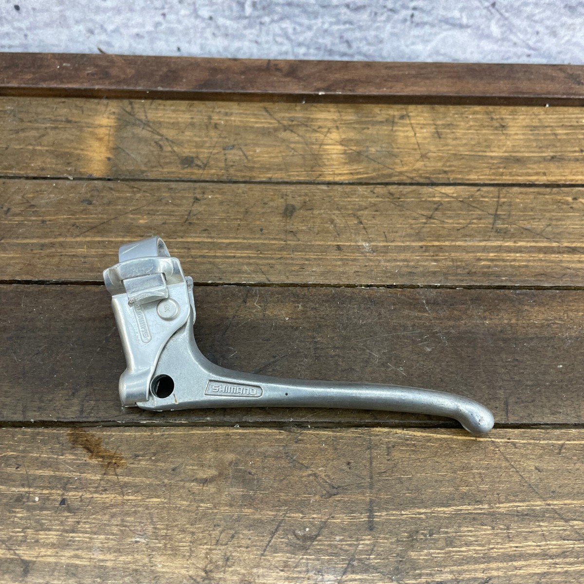 Levier Frein Shimano BMX Old School – Courbé Droit – Doré – Années 70 NOS