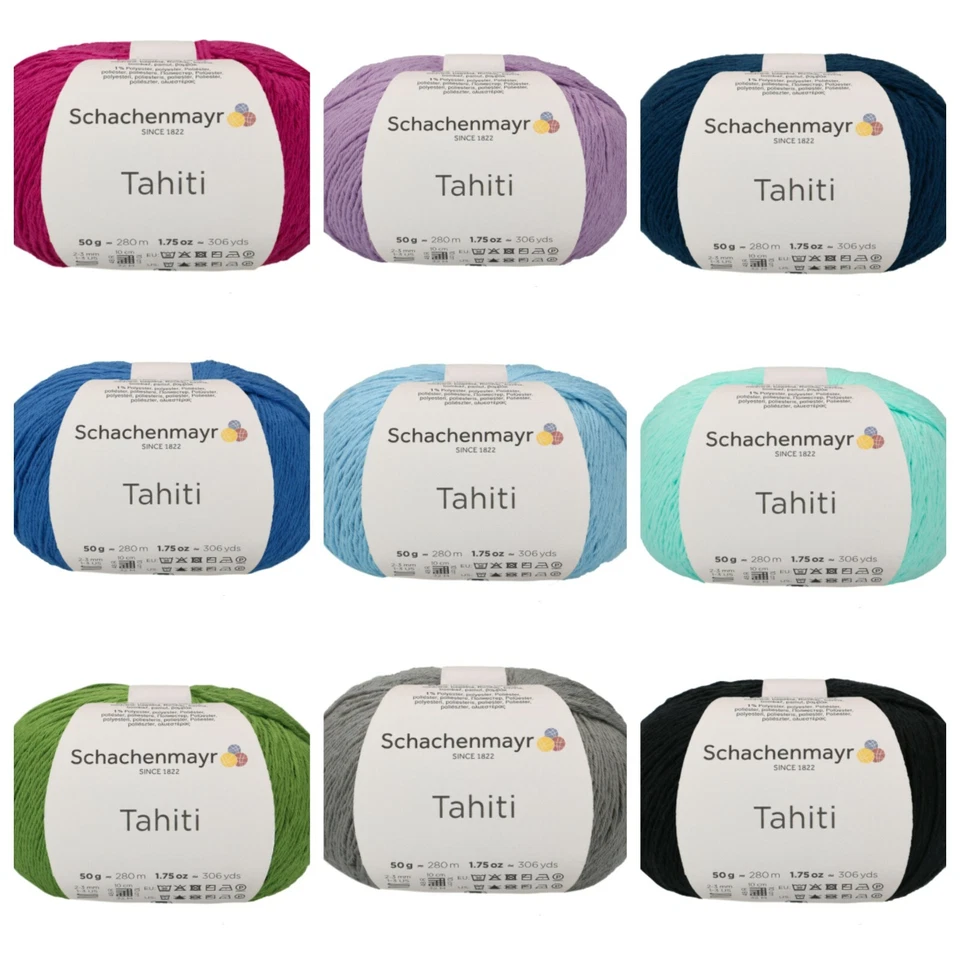 Schachenmayr - TAHITI - 18 Farben - Garn - 50g - LL 280m - (13,20€/100g) - Bild 2 von 4