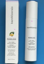 bareMinerals Poreless Oil Free Moisturizer 1.7 oz / 50 ML New in Box