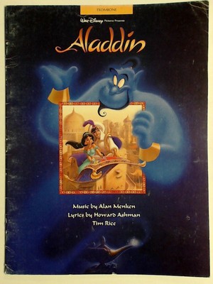 Disney Aladdin For Trombone New Old Stock Free Ship Ebay
