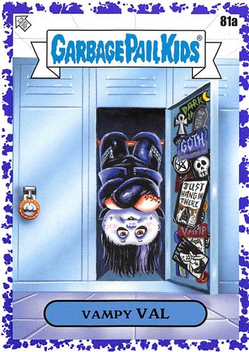 GARBAGE PAIL KIDS 2020 TARDE TO SCHOOL BORDO VIOLA PARALLELO PICK-A-CARD GPK W@W - Foto 322 di 401
