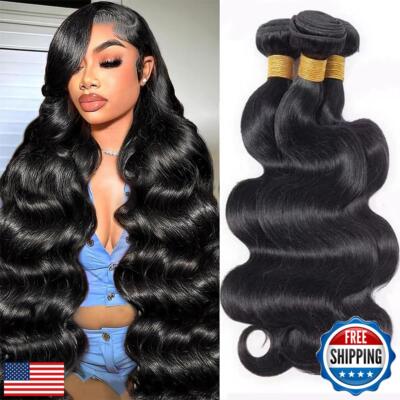 Bundles Human Hair Body Wave 18 20 22 Inch 12A Quick Weave Human Hair Bundles