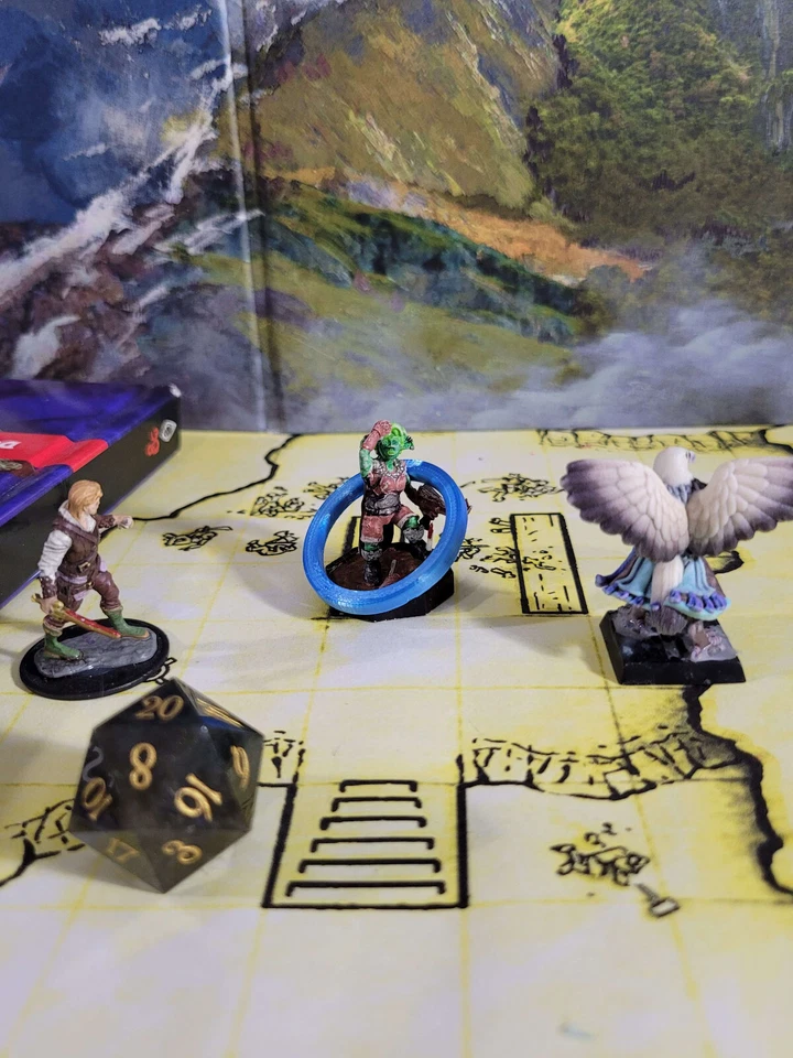 14 peças modelos de feitiço D&D AOE e marcadores de efeito de status (área de efeito) - Imagem 4 de 4