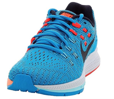 Women Nike Air Zoom Structure 19 Running Shoe Blue/Orange Sz 12