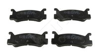 RemsbeläGe Scheibenbremsbelagsatz Hinten FüR Daihatsu Charade GTI 93- 1U012648Z