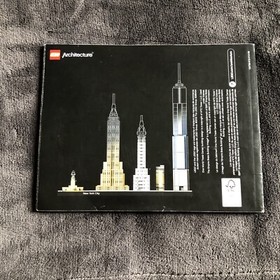 LEGO Architecture New York City Instruction Manual Book Only - No Bricks  21028