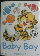 SUZY'S ZOO BABY BOY STICKER SHEET 9842