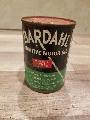 Vintage Bardahl Motor Oil Additive Can