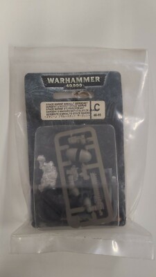 Warhammer 40000 WH 40k - 48-66 SM Scout W Missile Launcher OOP Blister