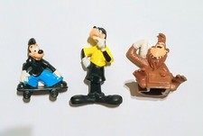 DISNEY GOOF TROOP GOOFY MOVIE LARGE RUBBER FIGURINES SET - VINTAGE COLLECTIBLES