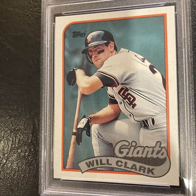 1989 Topps - #660 Will Clark SF Giants All Star PSA 7 NM Baseball