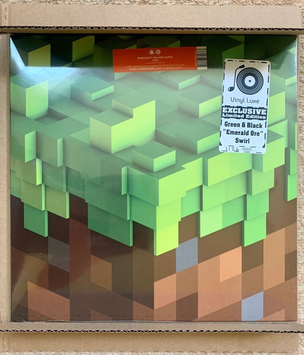洋楽 C418 - Minecraft Volume Alpha Green LP Amazon.com: Minecraft Volume Alpha Deluxe Version [Green