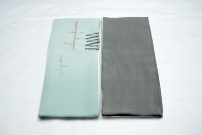 DEAR VANILLA JAPANESE SILK KASANE ERI COLLAR LAYER SET KIMONO DATE ERI AUTHENTIC