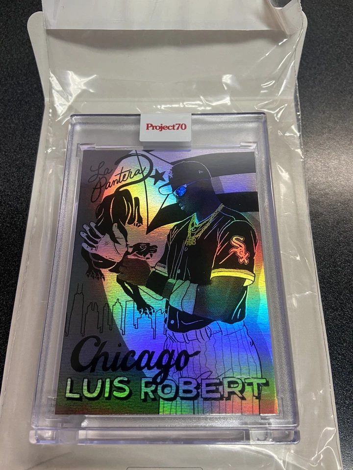 2021 Luis Robert #127 Project 70 P70 Foil 27/70 by Sophia Chang White Sox!!! - Image 2 of 4