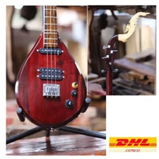 Phin Wood Electric Harp Musical Traditional Thai Laos Mandolin Crafts  Folk