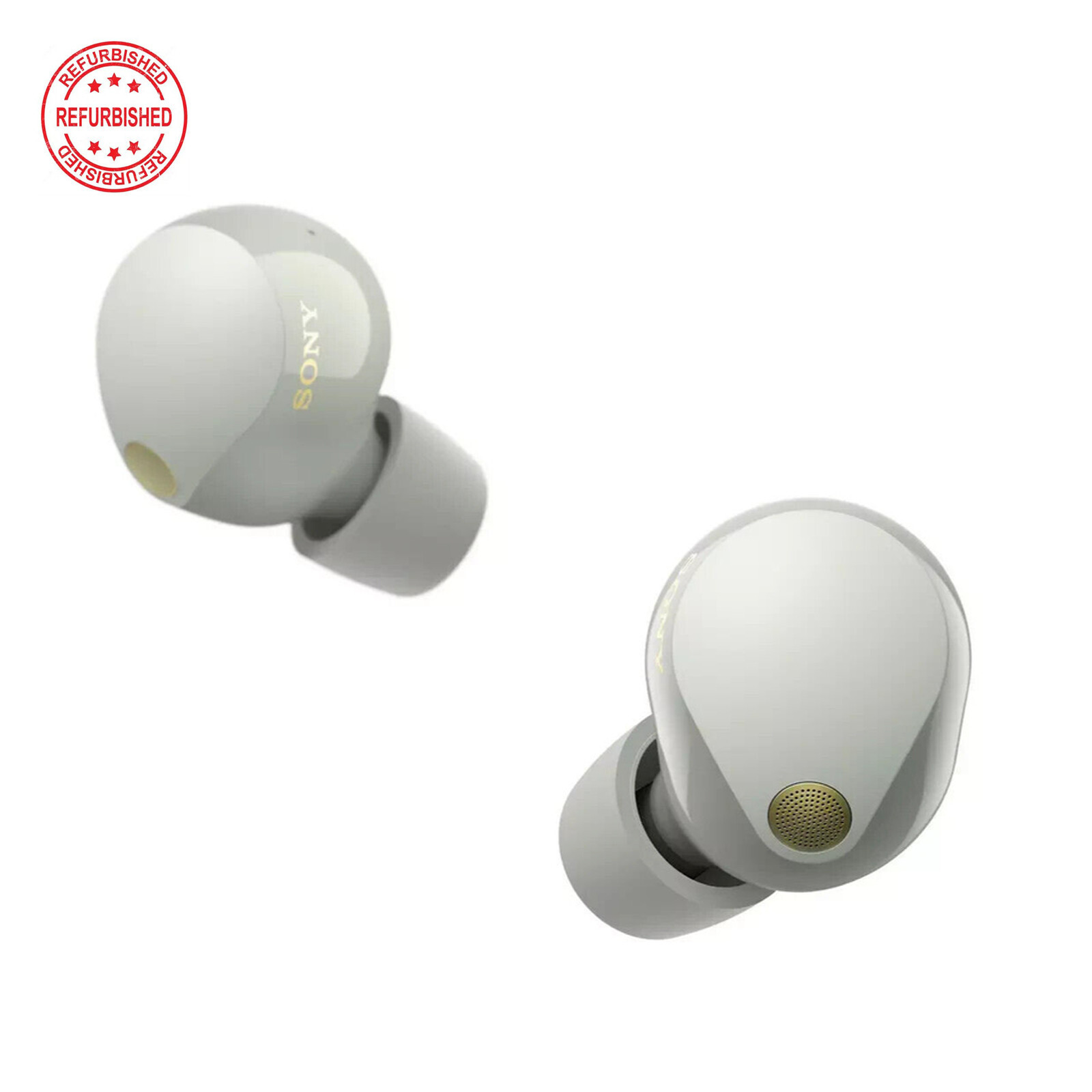 SONY WF-1000XM5 Wireless Bluetooth Noise-Cancelling Earbuds - Silver
