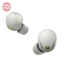 SONY WF-1000XM5 Wireless Bluetooth Noise-Cancelling Earbuds - Silver