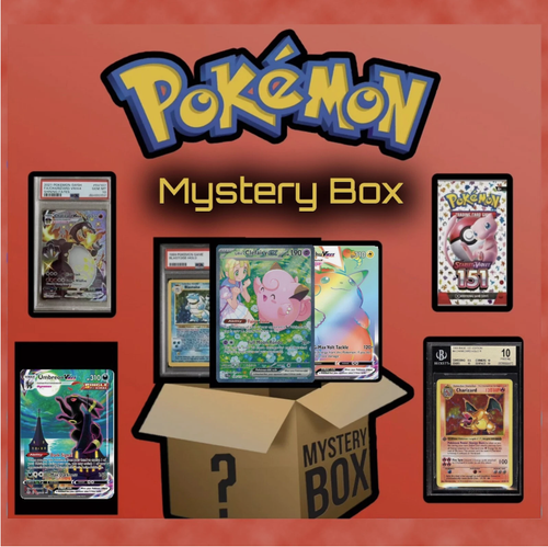 Pokemon TCG Mystery Slab - Get 1 Graded Card + 20 Bonus Cards (Near Mint Or  Better)