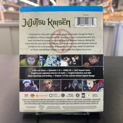 Jujutsu Kaisen: Season 1-Part 1 (Blu-ray) 782009247739| eBay
