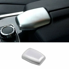 Aluminum Silver Middle Console Armrest Box Cover Trim For Benz E-Class 2012-2015