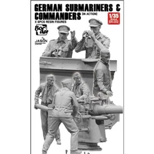 Border Model #BR-002 1/35 GERMAN SUBMARINERS COMMANDERS Figures (Set of 6)