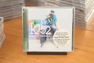 KJ 52 CD ''FIVE TWO TELEVISION'' [NEW] HYPE STICKER CASE CRACK [137]