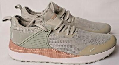 Puma Pacer Next Cage Gray Rose Gold Women's Sneakers Shoe Size US