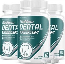 (3 Pack) Renew Dental Support Pills Cleanser (180 Capsules)