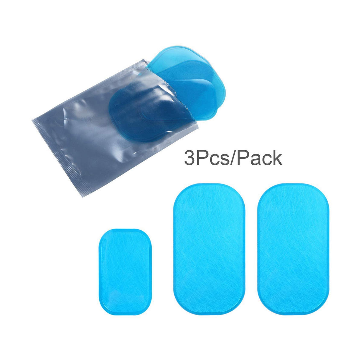 60Pcs Hip Trainer Gel Pads ABS Gel Pad Replacement for EMS Buttock