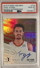 2018-19 absolute trae young level 1 next day auto  psa 10 Pop 5