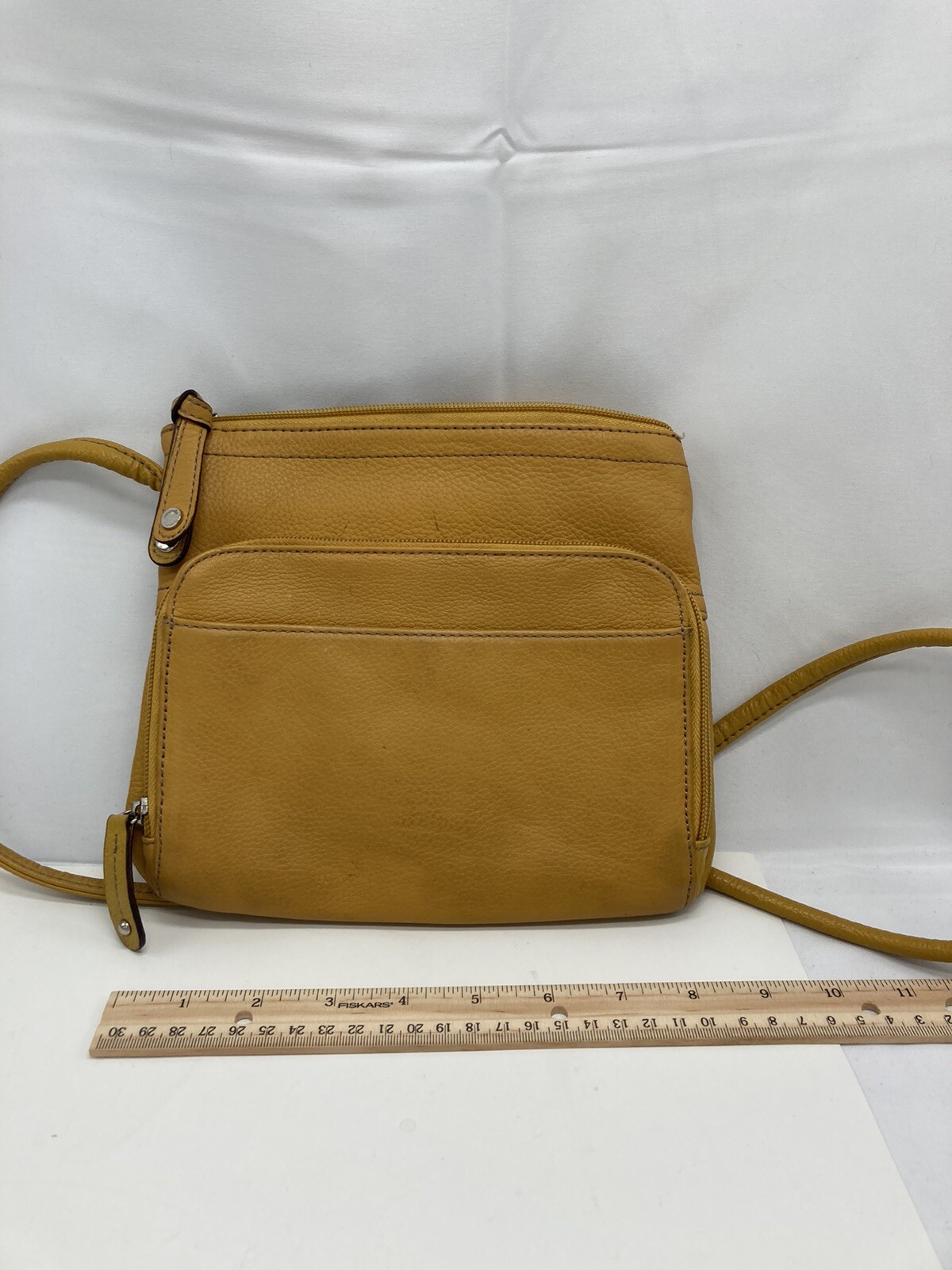 Tignanello mustard yellow Leather Crossbody Bag lots … Gem