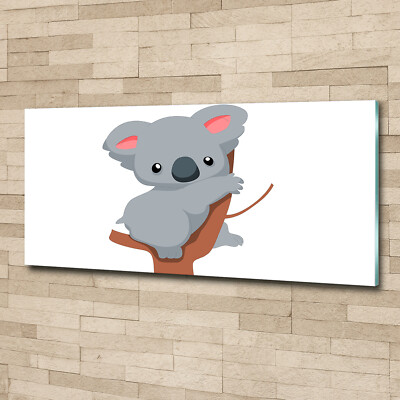Acrylglas-Bild Wandbilder Druck 125x50 Deko Tiere Koala Baum