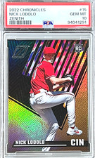2022 Panini Nick Lodolo #15 (ZENITH) PSA 10 GEM MINT (ROOKIE) (RARE: Pop 1)