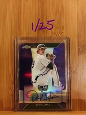 2018 Leaf Metal DANIEL LYNCH Purple Prismatic Auto RC 1/25 Royals 1st Round Pick